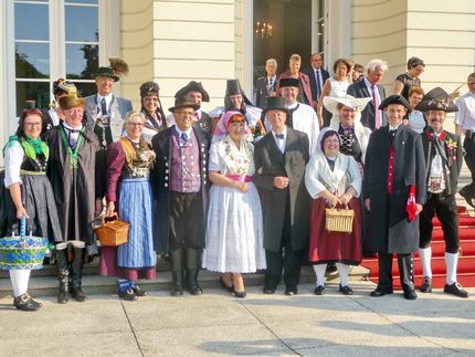 Delegation v. Deutschen Trachtenverband, Foto: Anton Hötzelsberger